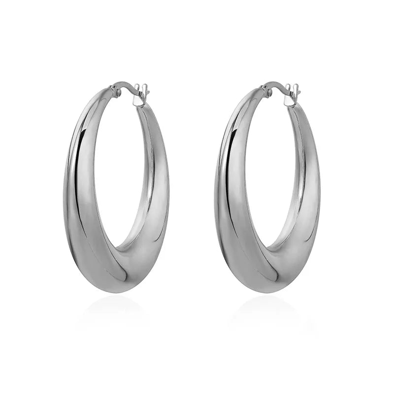 Chic Chubby Hoop Earrings