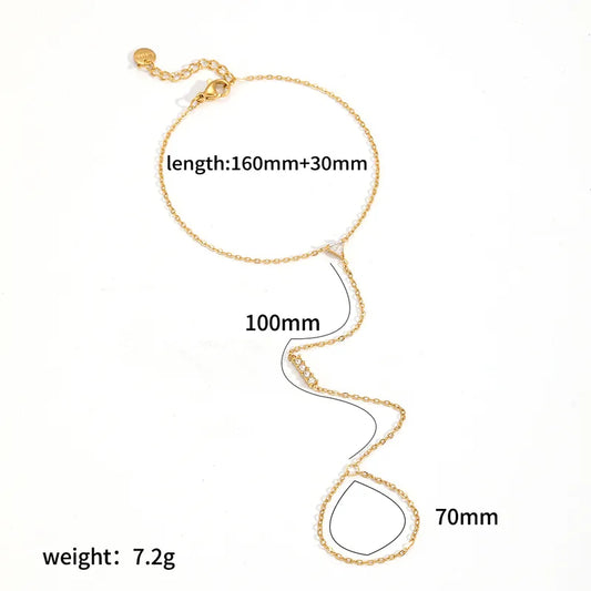 Rich Auntie CZ Hand Chain
