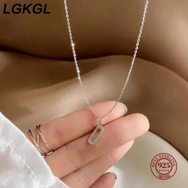 Gleaming Silver Gothic Necklace