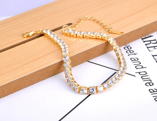 Rich Auntie Sparkle CZ Tennis Bracelet