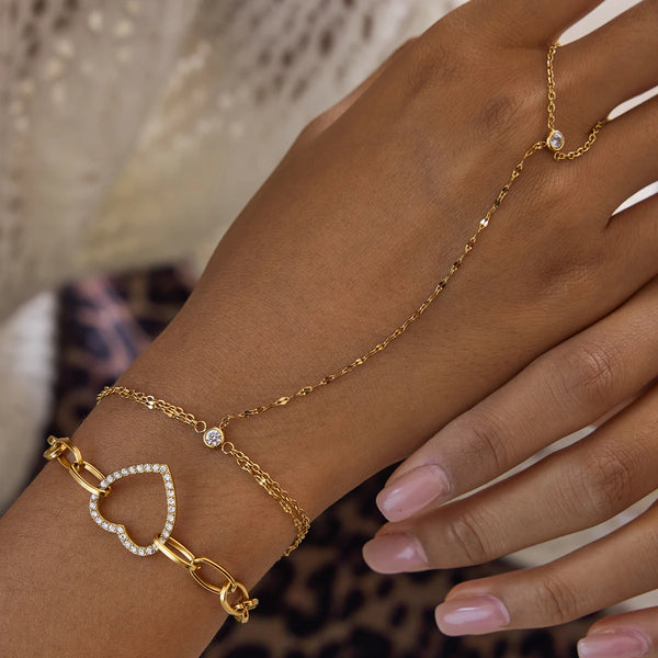 Elegant Double Layer Bracelet