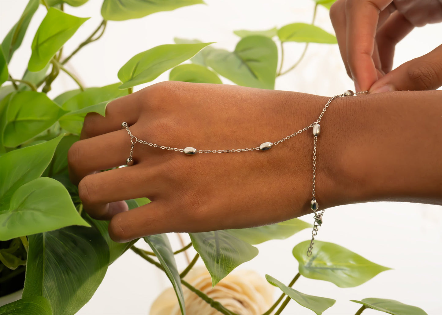 Elegant Statement Hand Chain