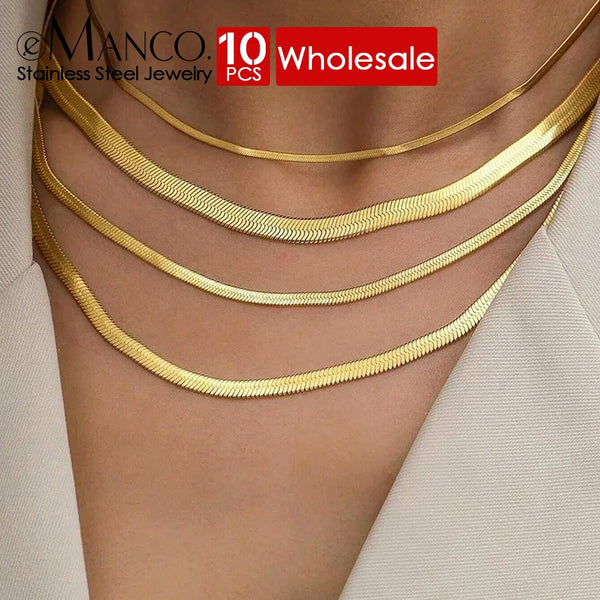 Chic Snake Chain Choker Necklace