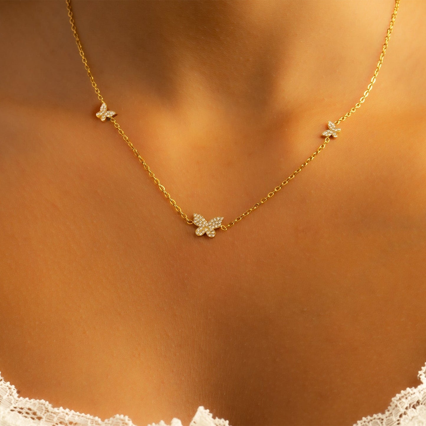 Beautiful Butterfly Necklace