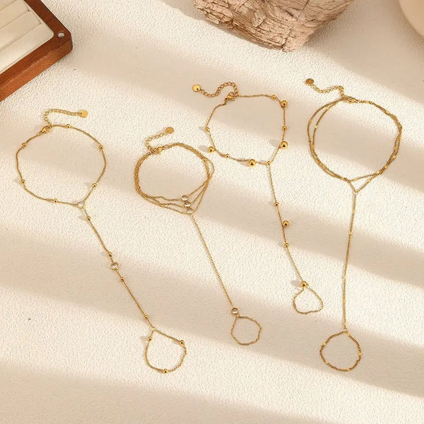 Golden Boho Charm Bracelet