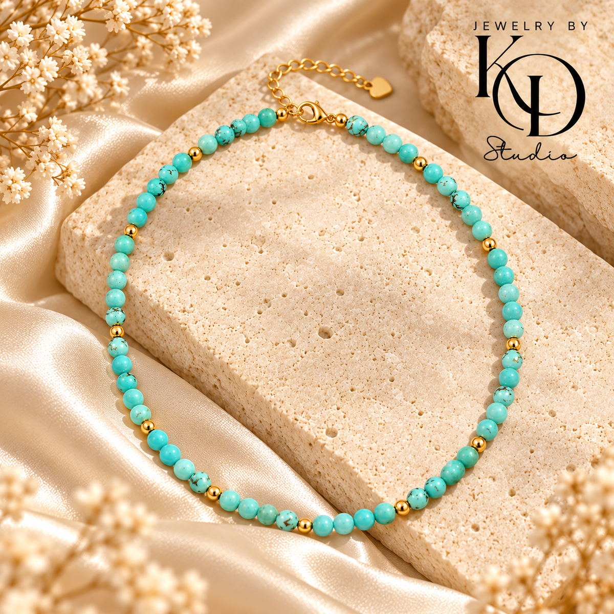 Serene Skies Beaded Necklace