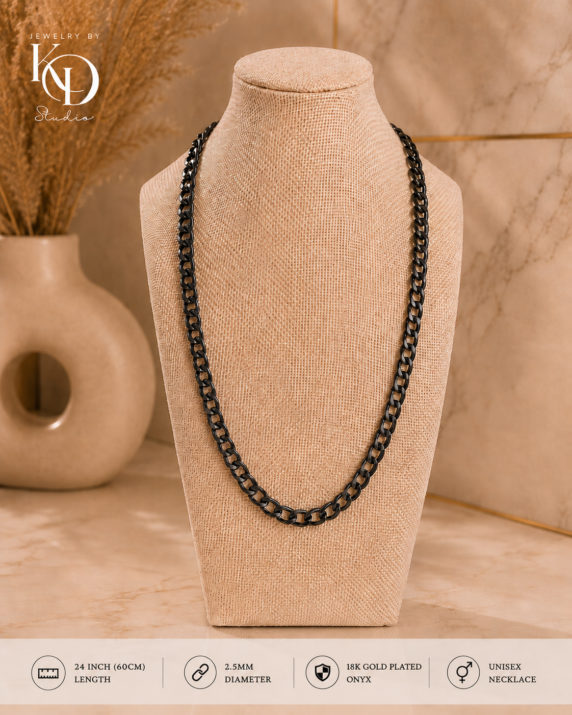 Big Daddy Cuban Chain Necklace | 18KGP