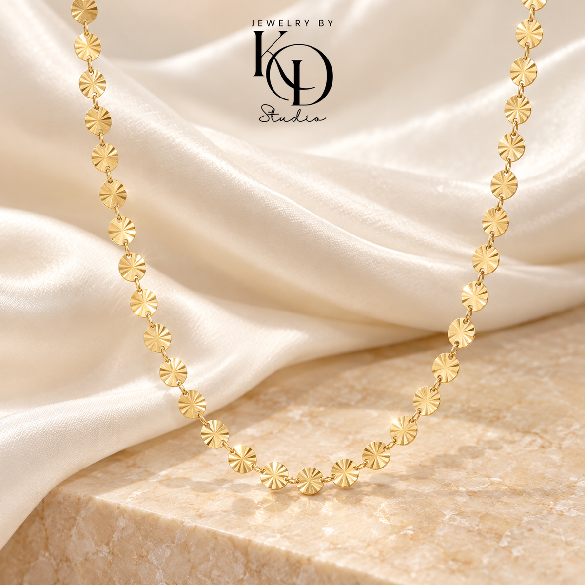 Sunburst Necklace | 18K Gold Plated | PVD Coated
