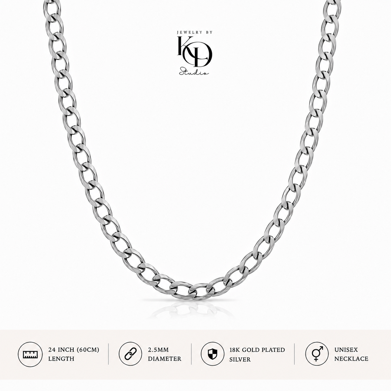 Big Daddy Cuban Chain Necklace | 18KGP