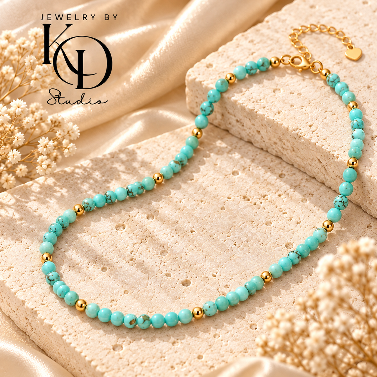 Serene Skies Beaded Necklace