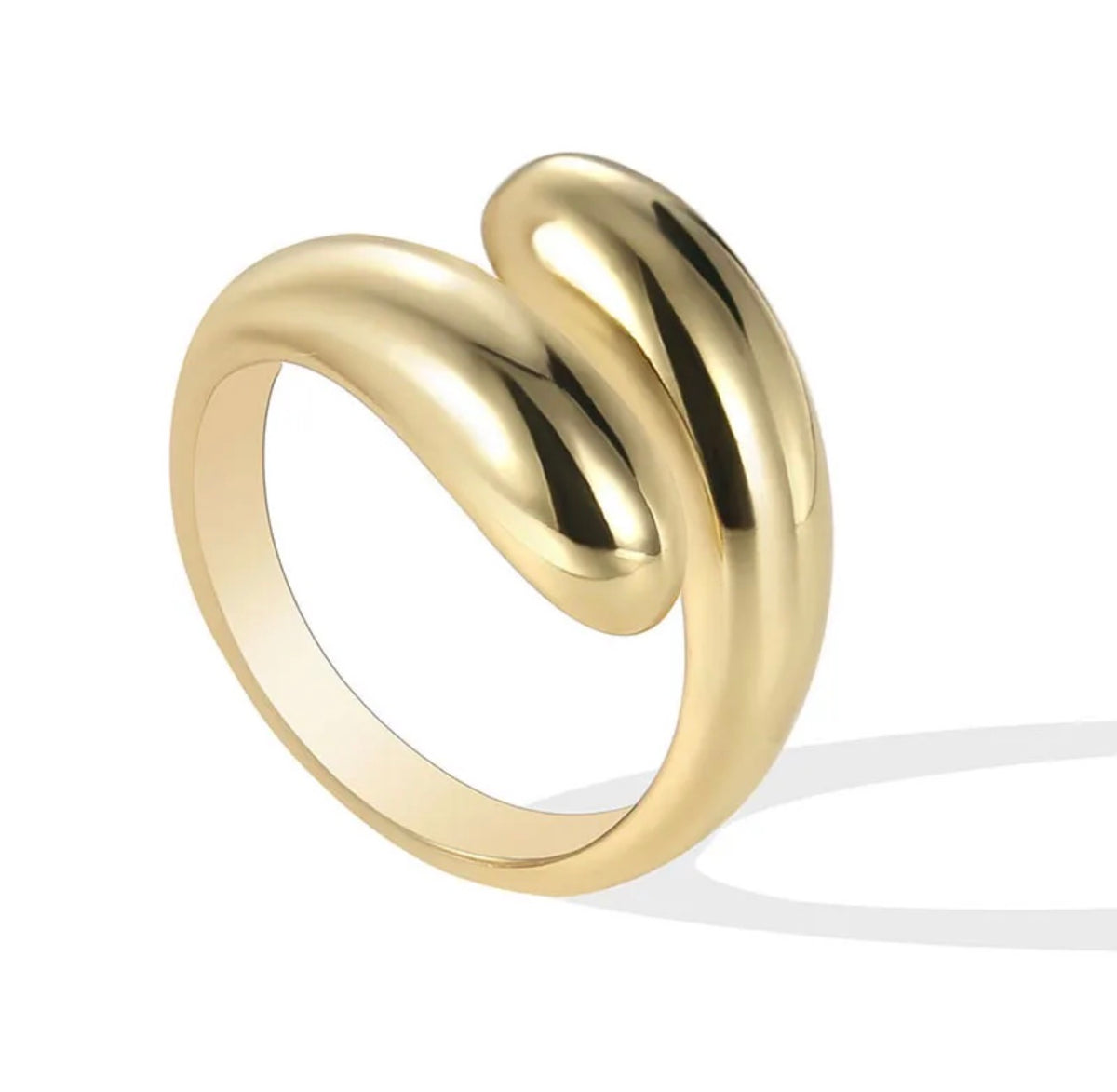 Teardrop Wraparound Ring