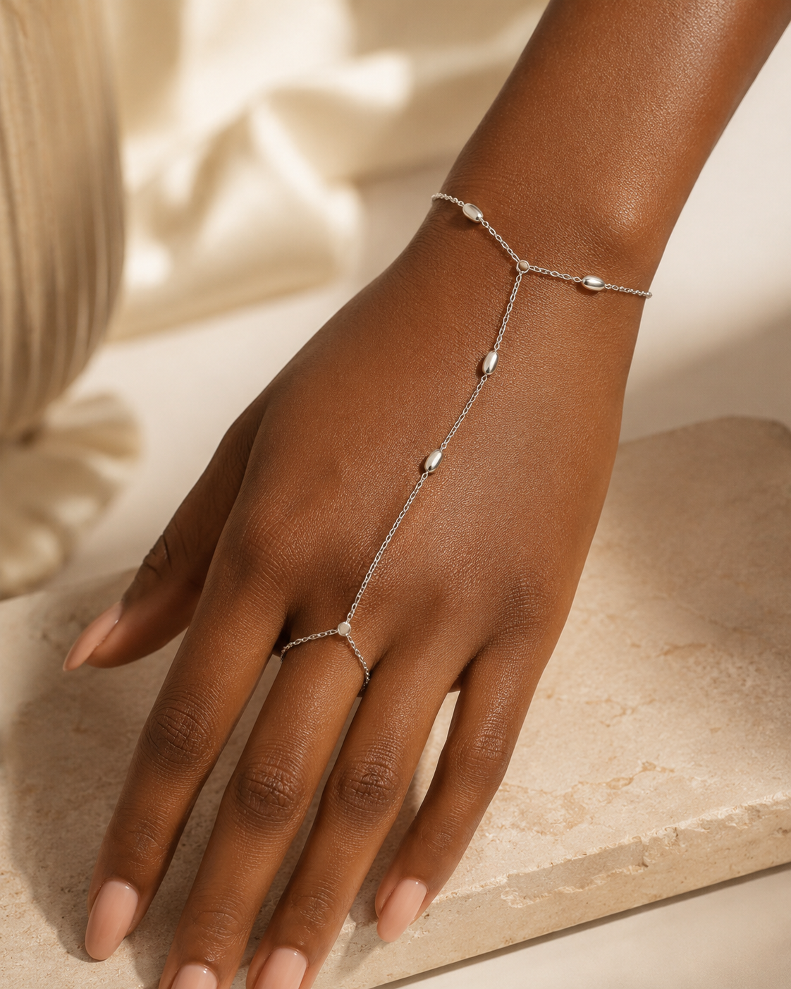 Elegant Statement Hand Chain