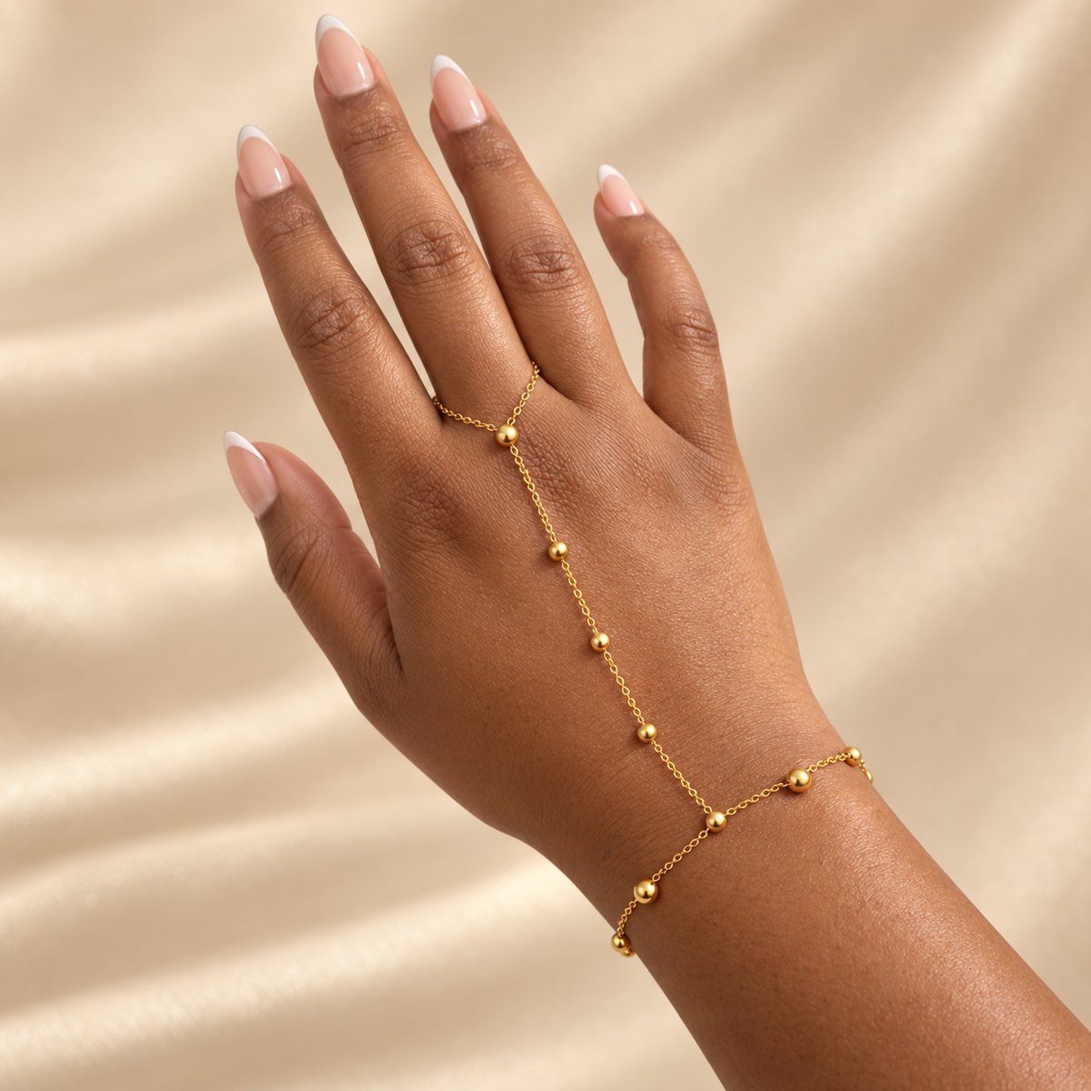 Golden Boho Handchain | 18K Gold Plated