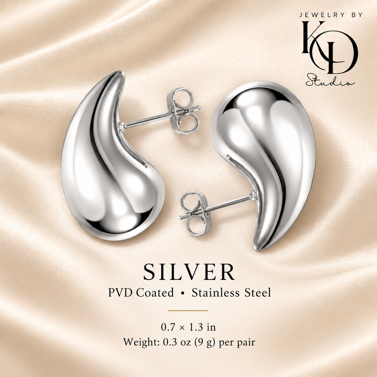 Drop Earrings | 18K Gold Plated |PVD Coated