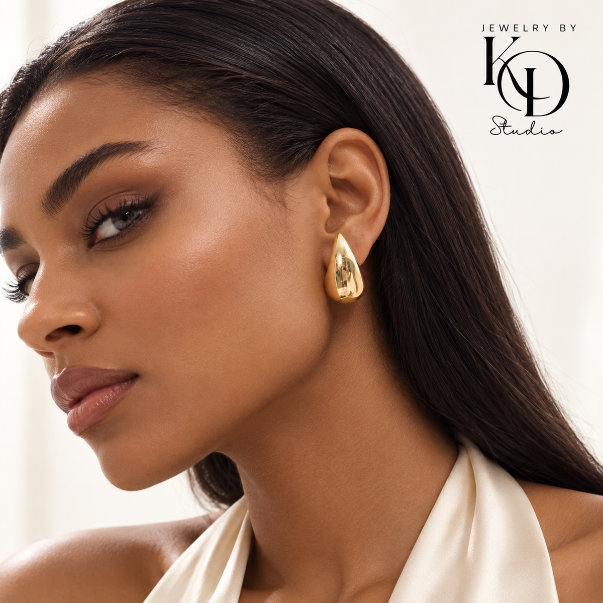 Drop Earrings | 18K Gold Plated |PVD Coated