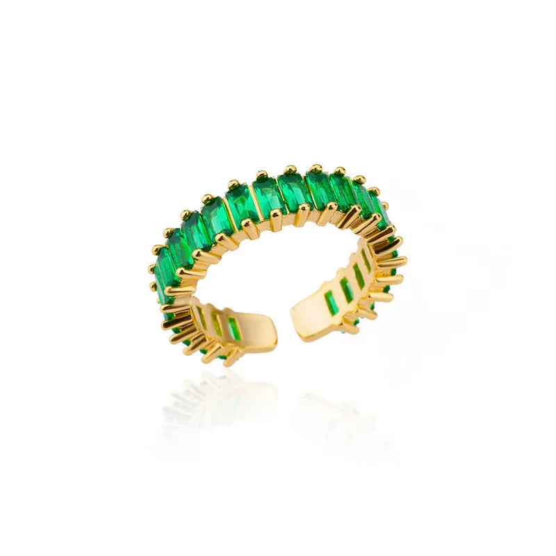 Shimmer & Sparkle CZ Tennis Ring