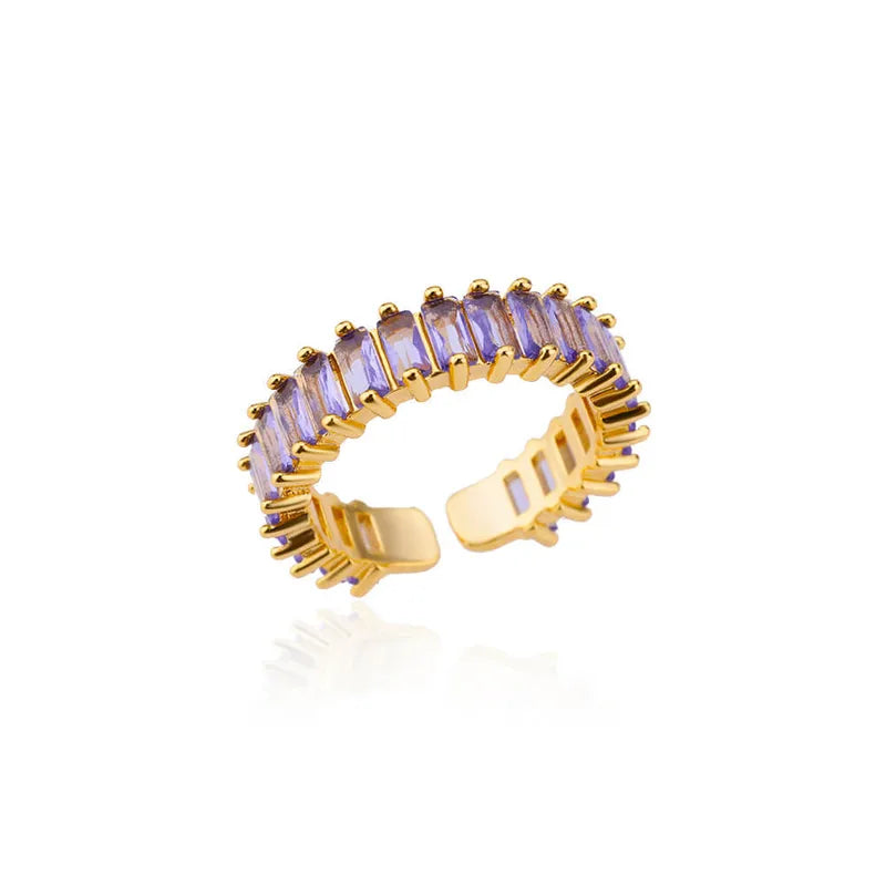 Shimmer & Sparkle CZ Tennis Ring