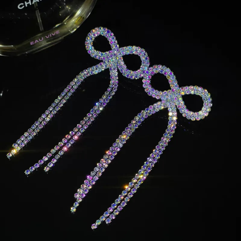 Main Character Tassel Bow Earrings