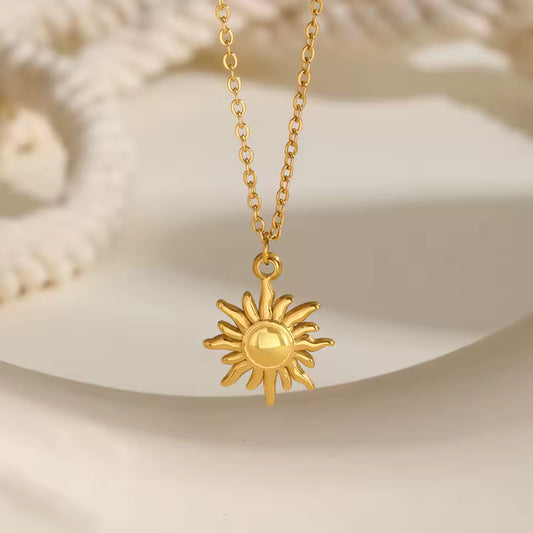 Golden Sunflower Necklace