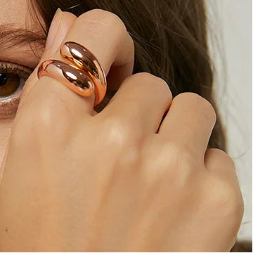 Teardrop Wraparound Ring