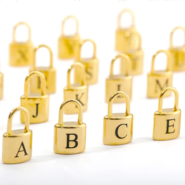Charming Letter Lock Necklace