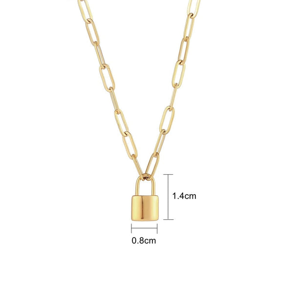 Piper Charming Lock Necklace