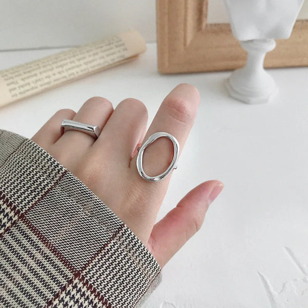 Chic Oval Rings for Women