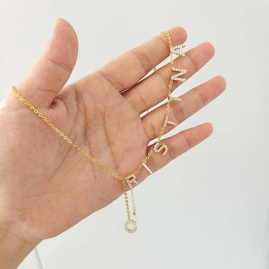 Shimmer & Sparkle Name Necklace