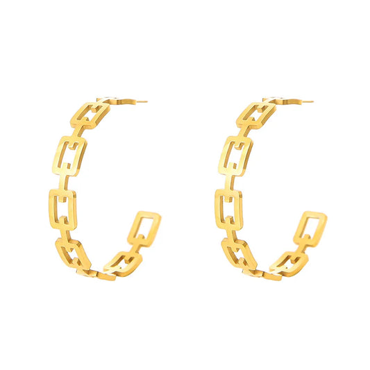 Bold Geometric Hoops