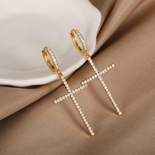 Cross Earrings