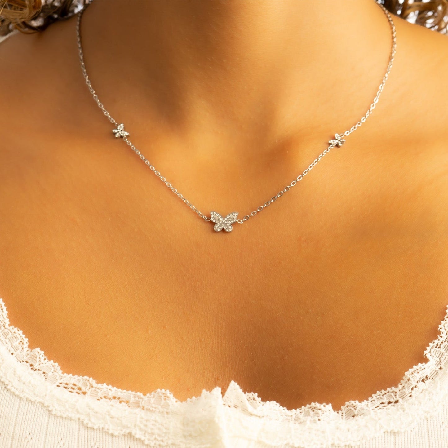 Beautiful Butterfly Necklace