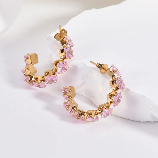 Urban Geo Zircon Studs