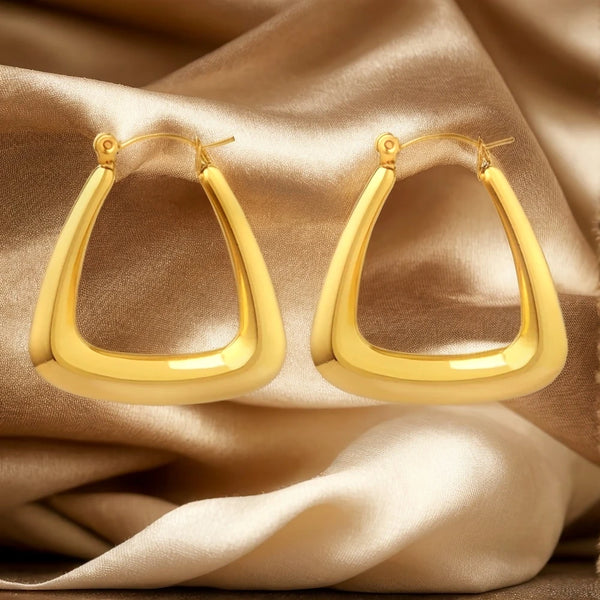 Chic U-Shaped Hoop Earrings