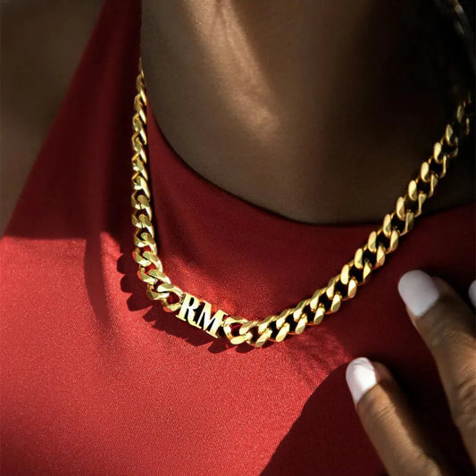 Custom Name Cuban Link Necklace