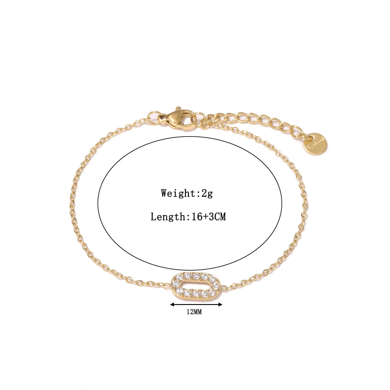 Rich Auntie Oval Luxe Bracelet
