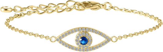 Charming Blue Evil Eye Bracelet