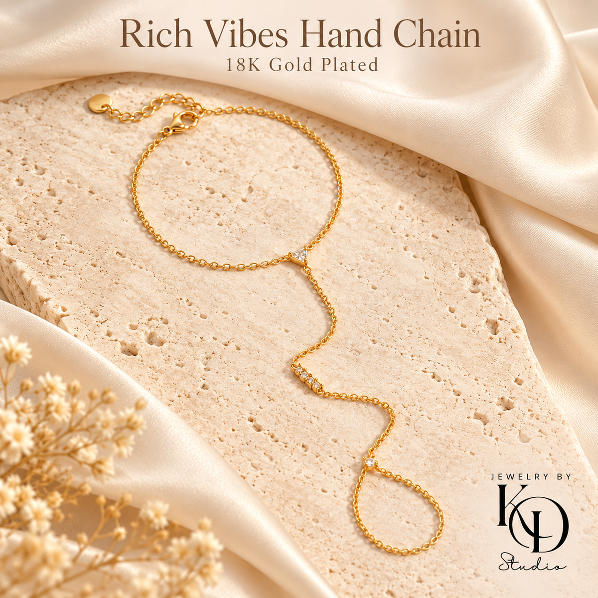 Rich Vibes Hand Chain — cover